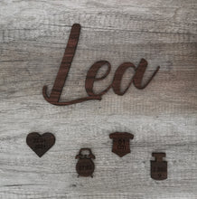 Lade das Bild in den Galerie-Viewer, Wunschname mit Geburtsdaten