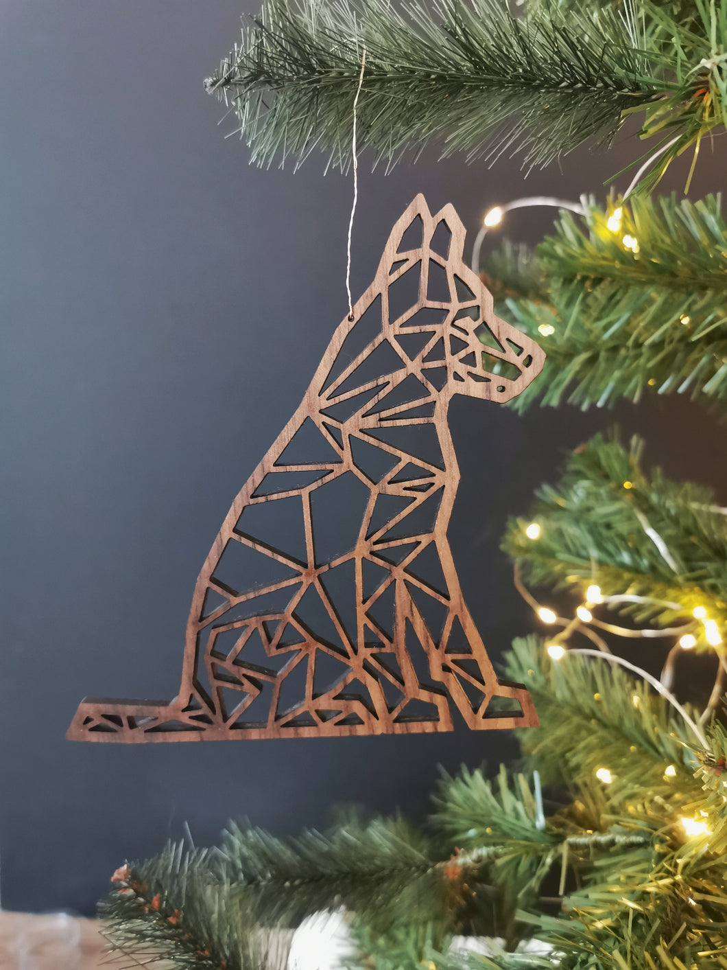 Weihnachtsschmuck Schäferhund